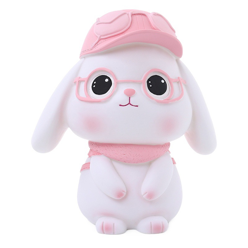 Transfronterizo Venta caliente conejo alcancía creativo lindo gran alcancía de vinilo alcancía niñas Día DE LOS NIÑOS regalo