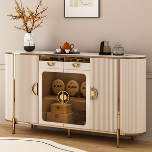 New Desktop Tea Bar Machine 2024 New Model for Home Use, High-Value Integrated Cabinet Sideboard, Small Desktop Living Room Automatic