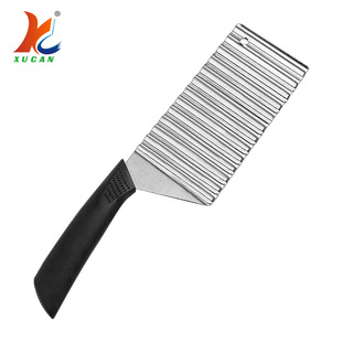 Creative stainless steel wave knife French fries cutter fancy slicer handmade soap cutter corrugated knife