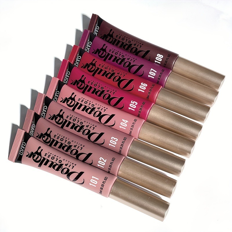 21g Weight Lip Glaze Type Of Cosmetics Plastic Material Multicolor Pattern Casual, Vacation Style Casual Vacation Multicolor Plastic Lip Glaze 7