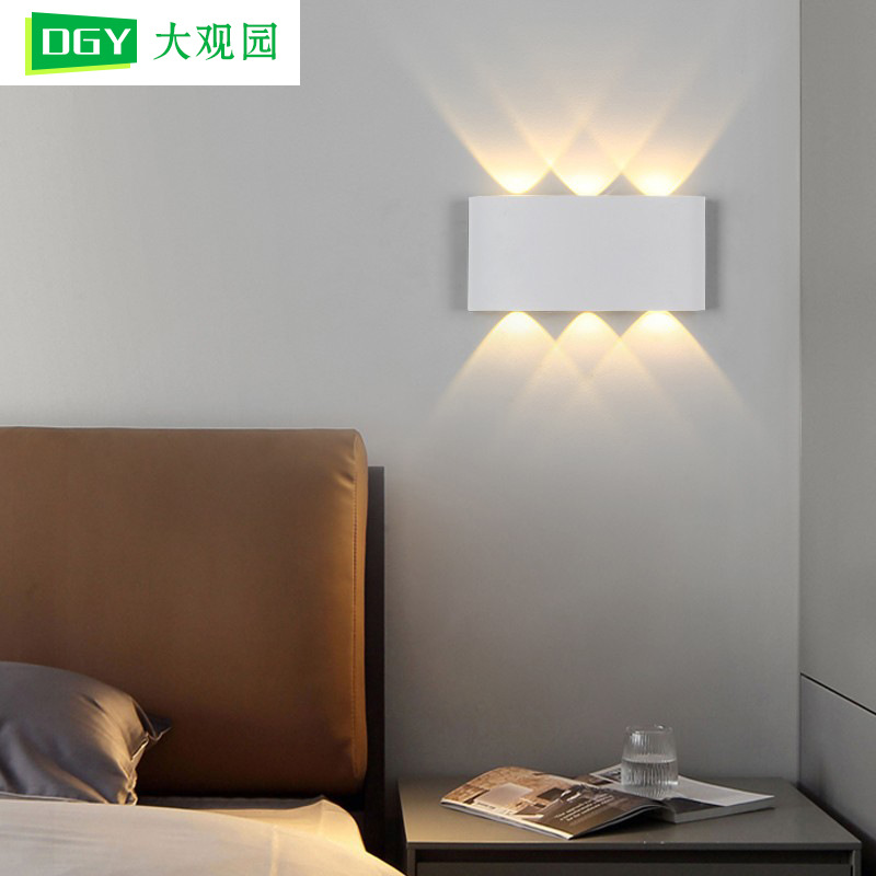 Dayuan jardín decoración del hogar Fondo lámpara de pared dormitorio lámpara de noche nórdico moderno minimalista 7701 imagen 800*800