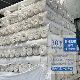 厂家定制漂白染色印花全涤磨毛布坯布家纺家饰床品四件套沙发面料