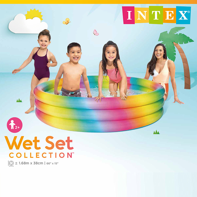 INTEX 58449 Color Inflatable Family Swim...