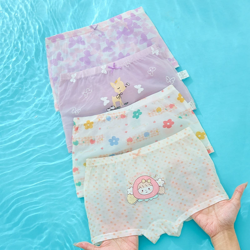 Children's underwear, silk thin summer shorts
