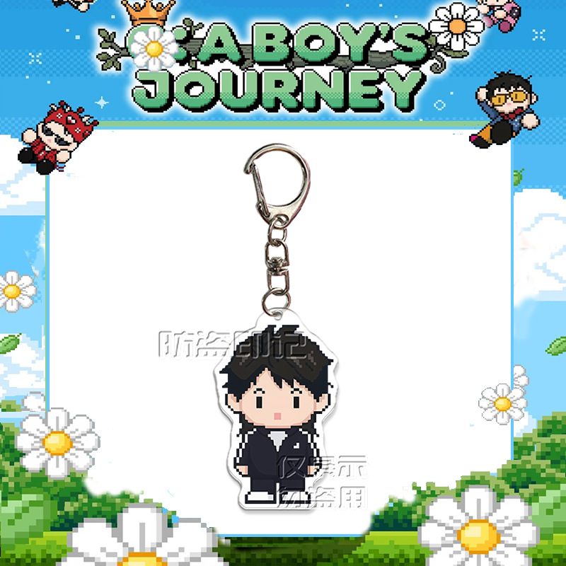 YF G-DRAGON Acrylic Keychain Cartoon G : A BOY’S JOURNEY Pendant Durable Charm For Bags Car Keys FY