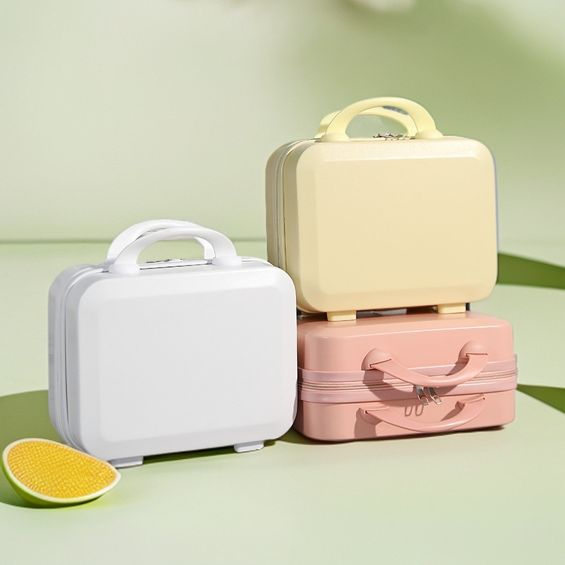 Customized Small Cosmetic Case, Mini Suitcase, 14inch Suitcase Cosmetics Bag, Satchel Suitcase, Password Box