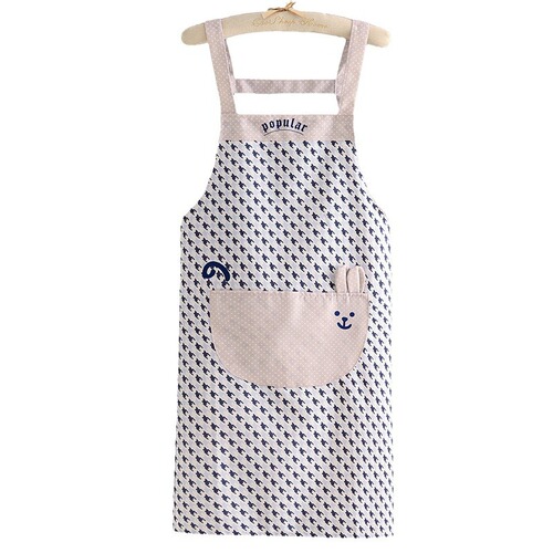 Women's Long-Sleeve Overcoat, New Home Use, High-Quality, Stain-Resistant, Durable Cooking and Work Uniform with Apron, Kitchen