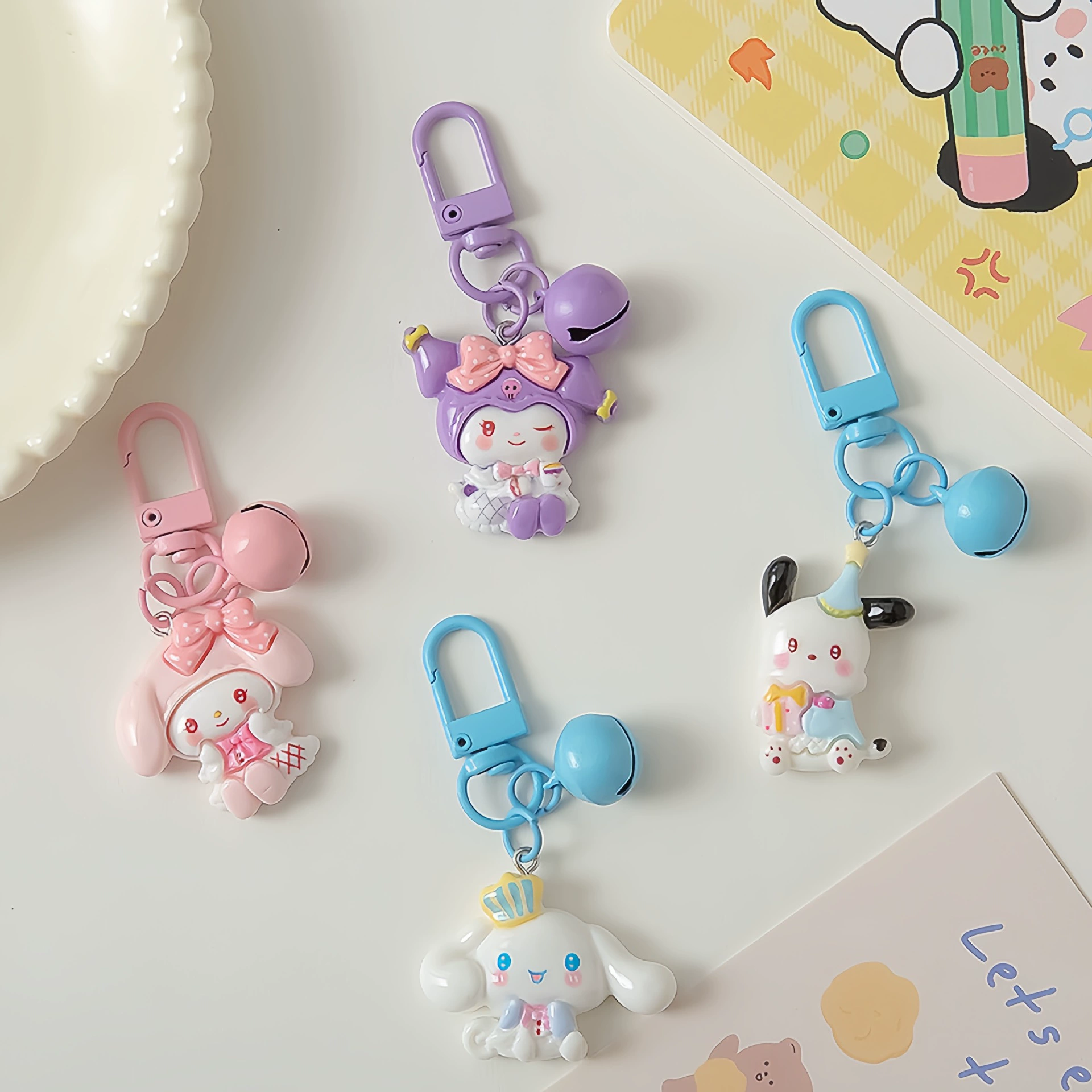 Sanrio, креативная миловидная сумка в мультяшном стиле, рюкзак/пакет, украшения, брелок, новая коллекция