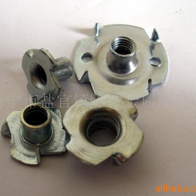 供应M8X35沙发脚四爪螺母  定 制加工