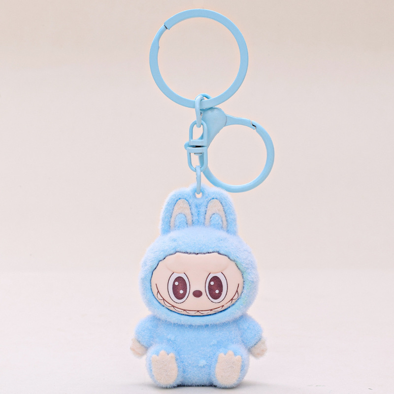 スポットクロスボーダーホットスタイルラブ植毛かわいいキーホルダー人形ラブブバッグクリエイティブペンダント|undefined