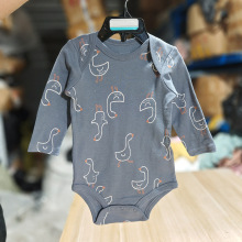 外贸春秋0-24个月新生婴儿哈衣长袖包屁衣男女宝宝卡可爱三角爬服