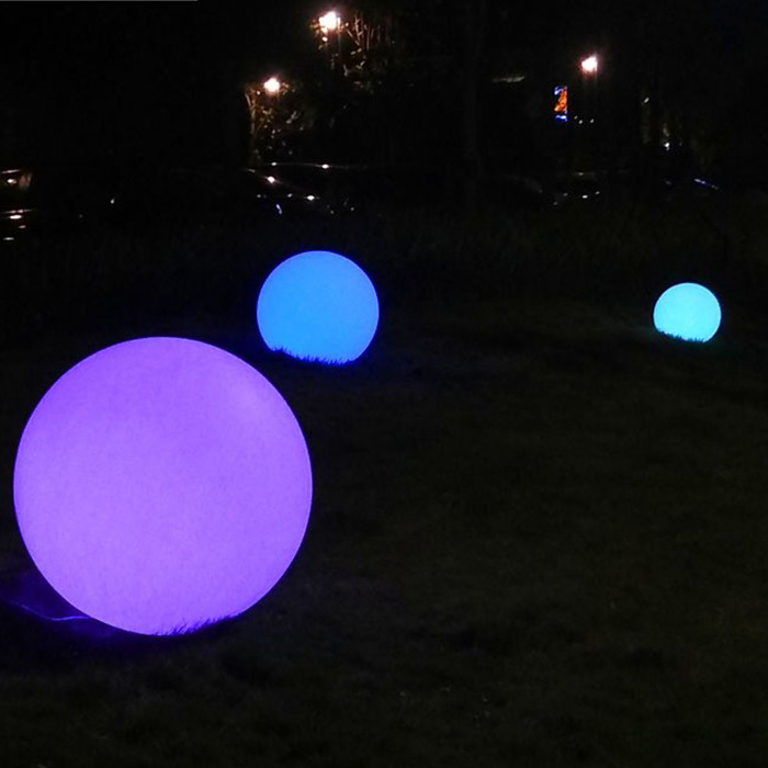 Explosión transfronteriza LED lámpara esférica de jardín paisajismo lámpara esférica de luna lámpara de césped actividad atmósfera lámpara decorativa