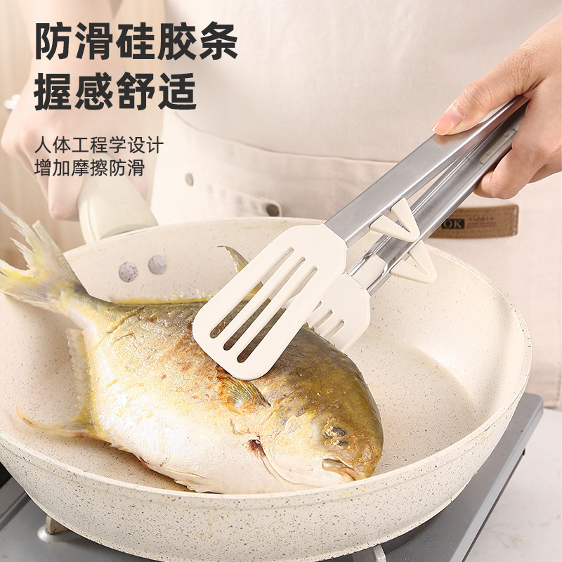 Clip de silicona de celebridades de Internet Cocina Comida para el hogar Clip de silicona Resistencia a altas temperaturas 9 pulgadas 12 pulgadas 14 pulgadas Barbacoa BBQ al por mayor