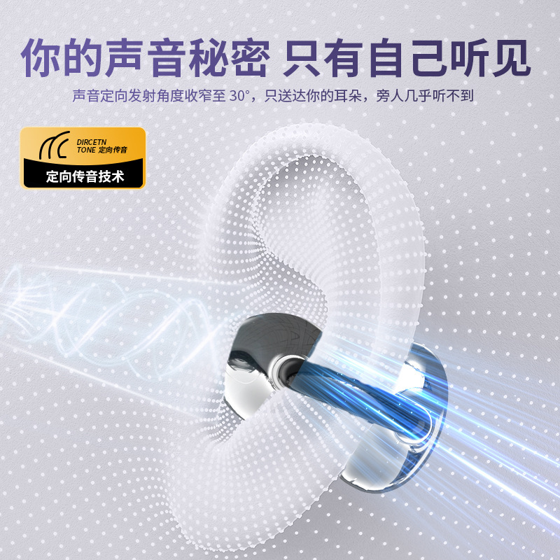 蓝牙耳机耳夹式无线非骨传导官方正品适用华为苹果小米ai翻译耳机|undefined