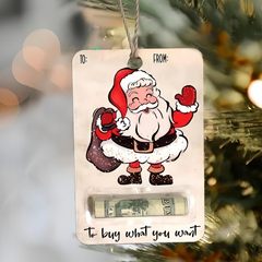跨境定制Christmas Money Holders 圣诞钱夹钱卡夹金钱礼物