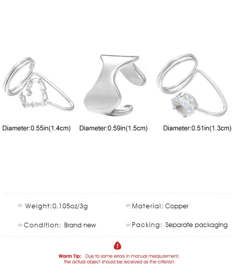 Nieuwe Zircon Inlayed Cap Voor Vrouwen, Gepersonaliseerd Temperament, Draag Afneembare Nagelring_voghion.com