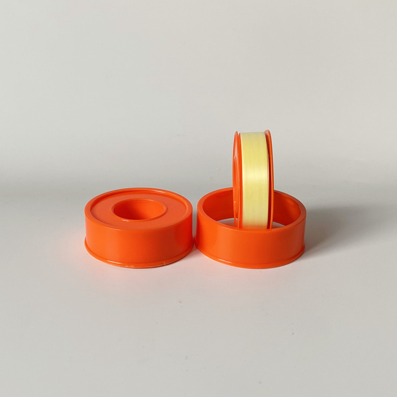 南瓜色塑壳生料带