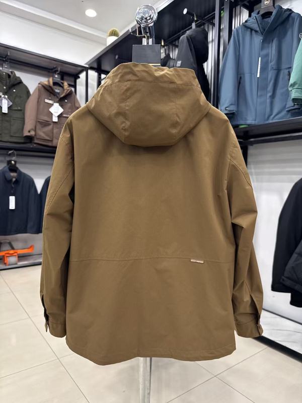 【H家】工装风！清新连帽拉链口袋外套春季青春商务休闲茄克1W106|undefined