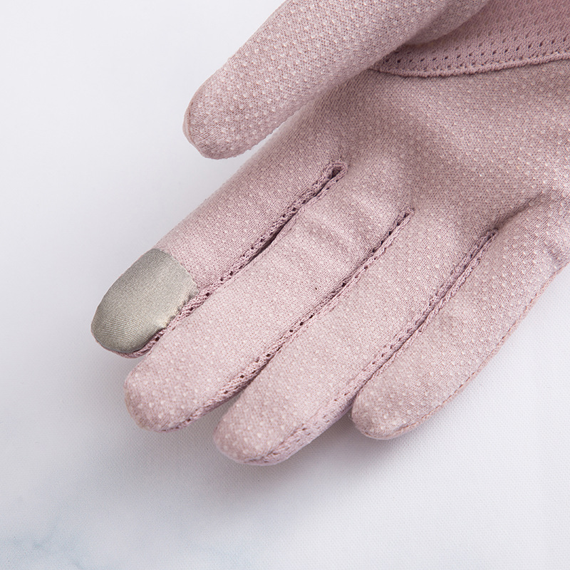 Guantes de protección solar de primavera y verano encaje ligero transpirable pantalla táctil guantes de las mujeres conducción transpirable al aire libre protección solar guantes de montar guantes