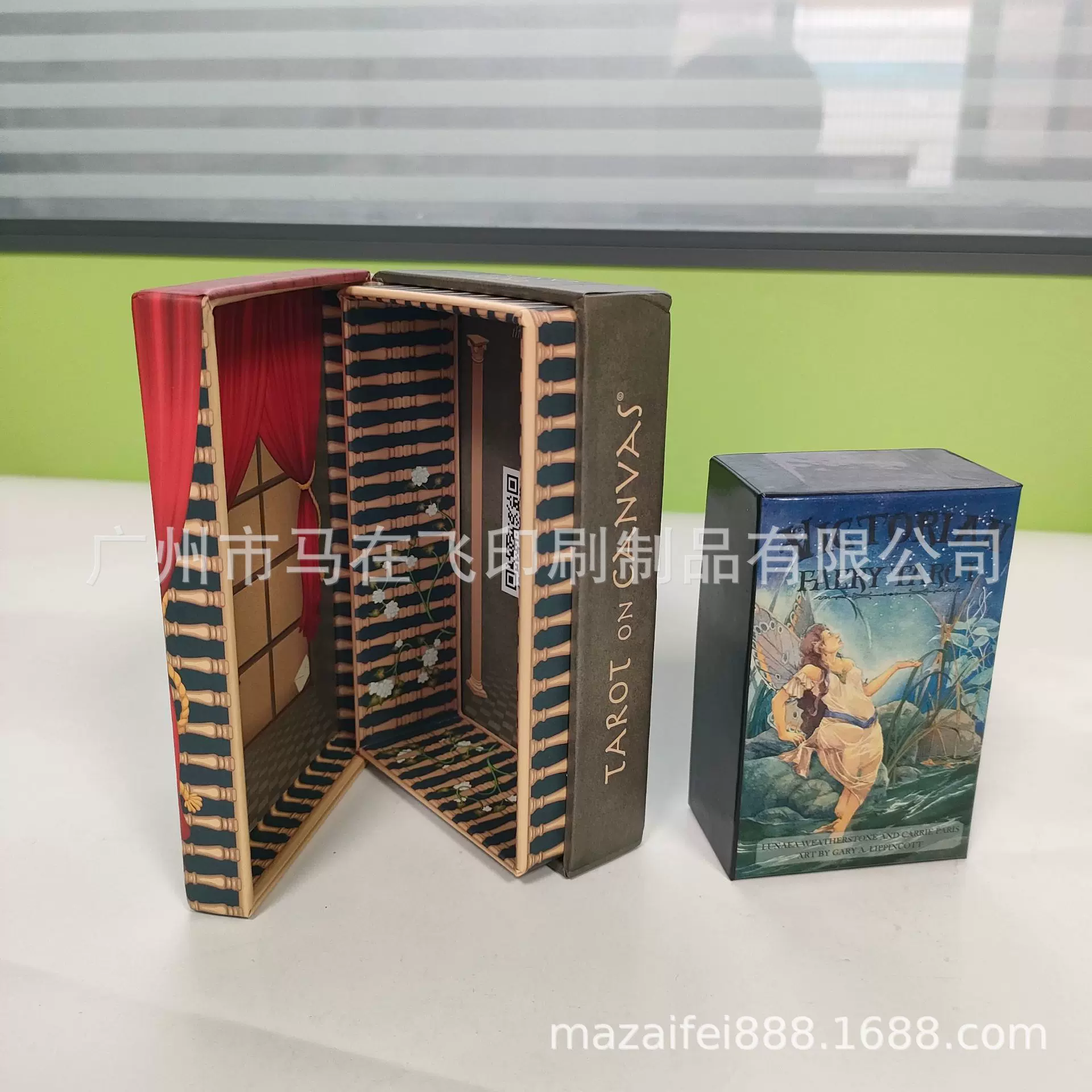 定制塔罗牌跨境英文游戏卡牌经典命运桌游广告扑克牌塔罗牌卡制作