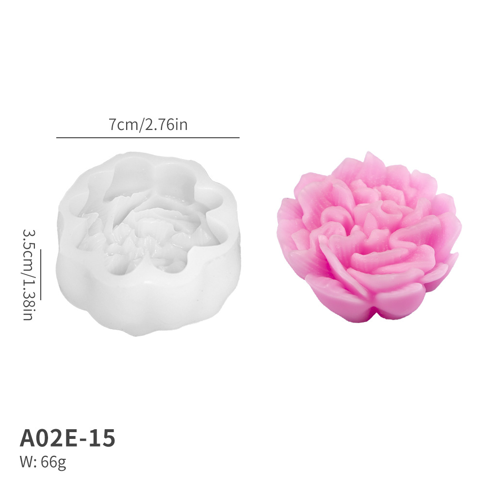 캔들몰드_A02E-15 카네이션