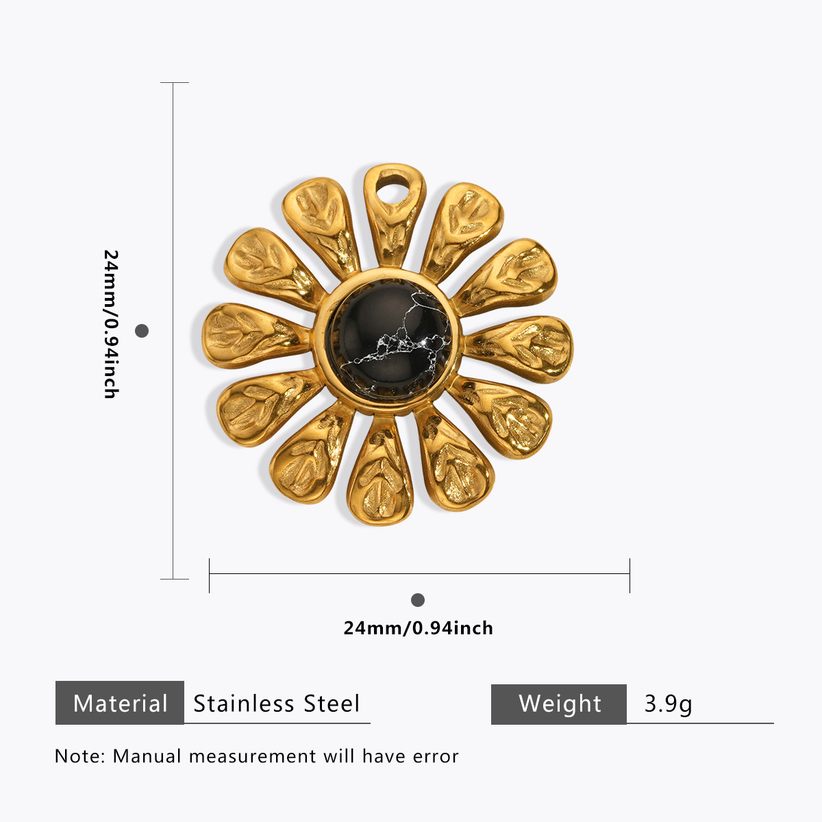 7g Weight Pendant Jewelry Making Type 17.5*17.5mm, 19*22mm, 26*42mm Jewelry Making Size 18K Gold Plated Plating Material Acrylic Pearl, Zircon Inlay Material DIY Jewelry Accessories Classification 5 PCS/Package Quantity 304 Stainless Steel Material Sun, Leaves, Flower Pattern All Seasons Season Enamel, Inlay Design IG Style Style 5 PCS/Package 17.5*17.5mm 19*22mm 26*42mm 304 Stainless Steel Acrylic Pearl Zircon 18K Gold Plated Sun Leaves Flower Pendant DIY Jewelry Accessories 12