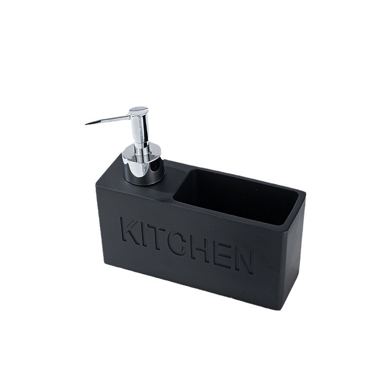 Botella de jabón de cocina, detergente, dispensador de loción, bola de limpieza de baño, soporte de esponja, caja de almacenamiento
