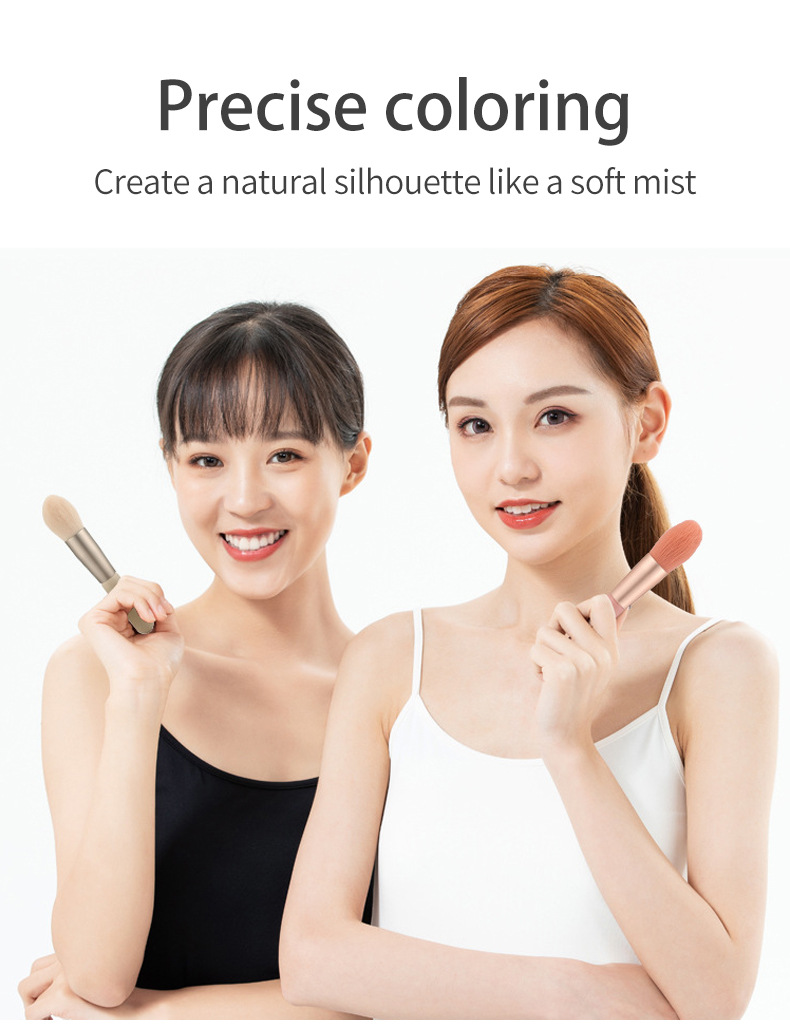 LMLTOP Makeup Brush Set of 5 pieces: Setting, loose brush, eyelash comb, Eyebrow Brush, Eyeshadow Brush TOP-035 undefined
