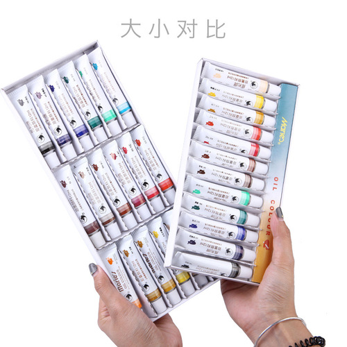 Marley oil paint set, brush scraper, complete palette, material box, tool kit