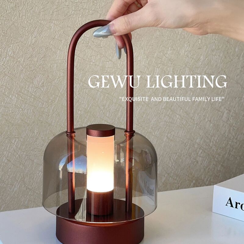 Modern Light Luxury Table Lamp Nordic Simple Designer Bedroom Bedside Lamp High-End Decorative Lamp Charging Three-Level Dimming