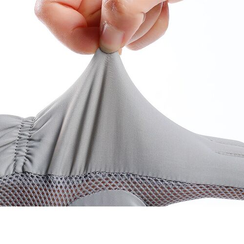 Spring and summer women's sun protection gloves outdoor anti-UV ice mesh two-finger thin driving touch screen gloves wholesale
