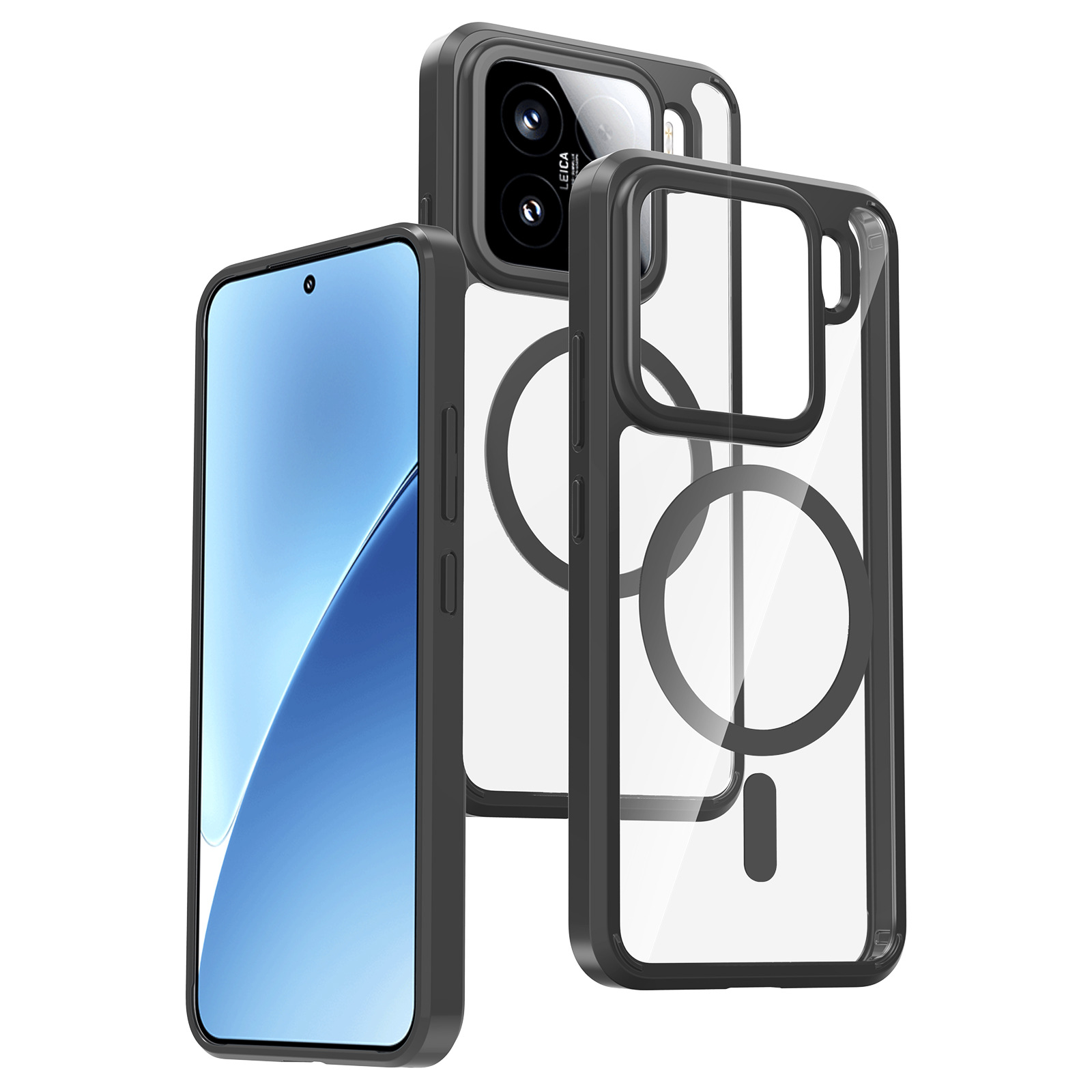 El comercio exterior es aplicable a Xiaomi 15Ultra dos en un conjunto de cerveza magnética caja de absorción de alta permeabilidad 15pro fábrica de caja de teléfono móvil a prueba de caídas