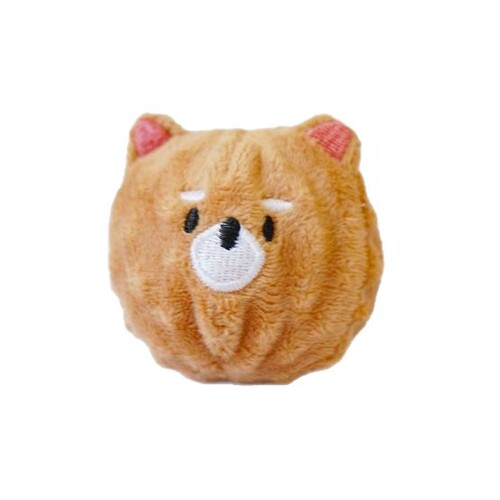Pet chew toy made of rubber, with a cute animal shape, elastic ball, makes sounds, suitable for Basset Hound and Teddy Bear.