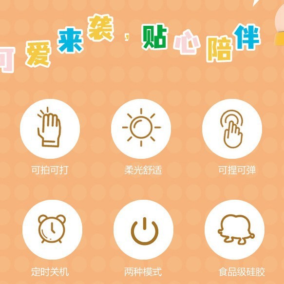 クレヨンしんちゃん尻シリコンパットライト LED 3 速調整子供用ベッドサイド雰囲気ライト男の子と女の子へのギフトとして|undefined