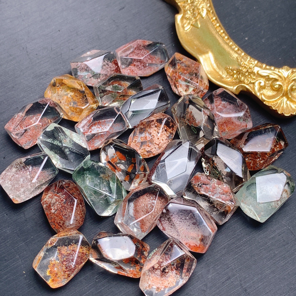 天然カラー幽霊随形不定形単珠散珠diyビーズ玉文遊びブレスレット手串部品