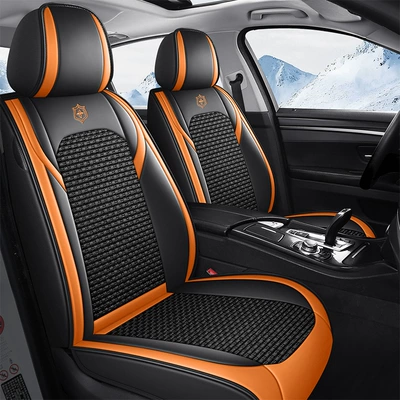 Leather All-Season Universal Car Seat: Four Seasons Pad