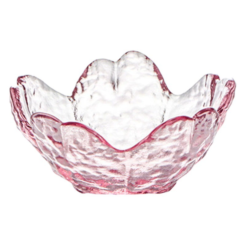 Японские стеклянные блюда из вишни креативные розовые лепестки