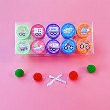 热卖10个儿童印章套装可爱卡通航天系列幼儿园奖励手账创意手帐