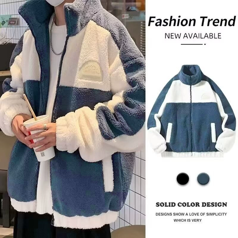 Зимняя новая овечья куртка с воротником