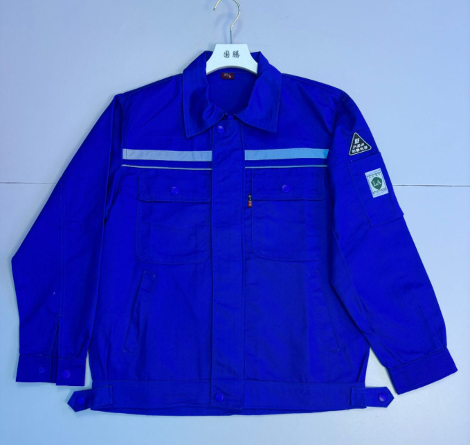 涤棉防静电劳保服工作服男棉服工装男反光车间工地工作服耐磨耐脏|undefined