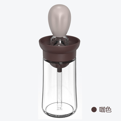 Kitchen silicone oil bottle oil kettle baking quantitative oil brush outdoor barbecue oil brush silicone oil brush kettle oil brush integrated tank