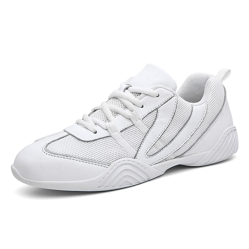 Zapatos aeróbicos deportivos, zapatos blancos, zapatos deportivos, zapatos de entrenamiento para mujeres, zapatos de competencia, zapatos suaves para niños