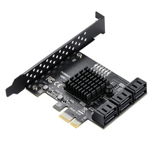 PCIE转6口8口10口SATA3.0硬盘6G扩展卡祥硕ASM1166 PCI-E3.0 GEN3