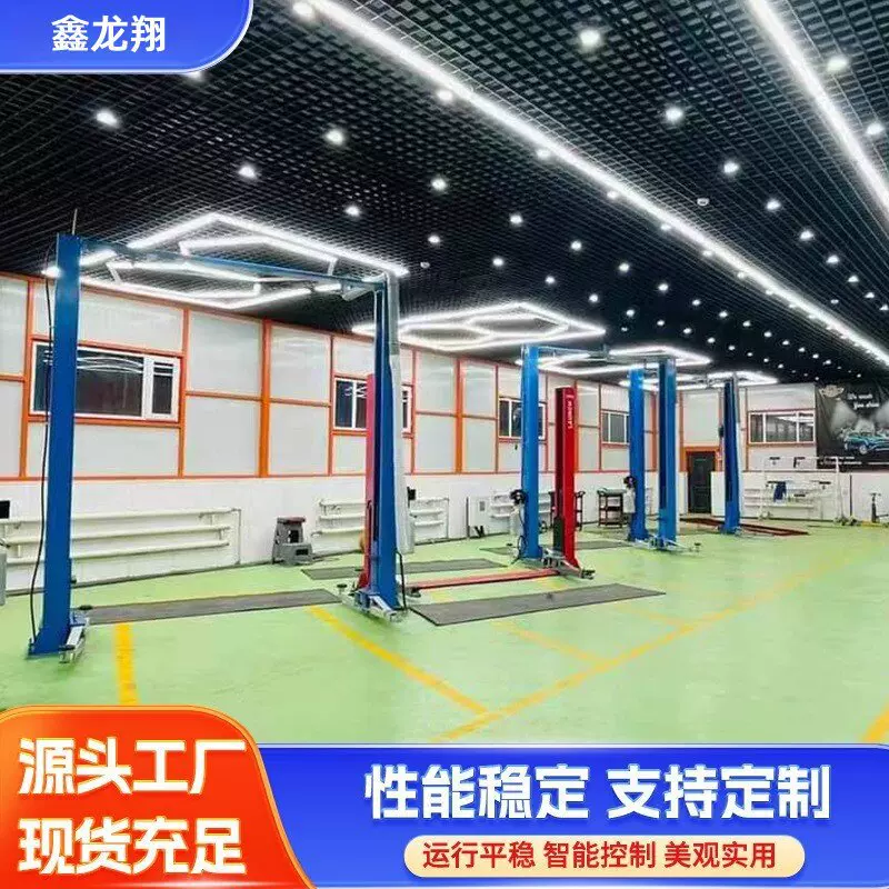 双柱四柱举升机批发经济型龙门汽修举重机液压立柱汽车静音升降