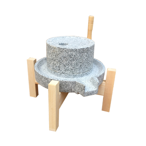 Stone-milled soymilk machine, household rice roll machine, hand-grinded tofu stone milling disc, small stone mill, traditional natural hand-push manual