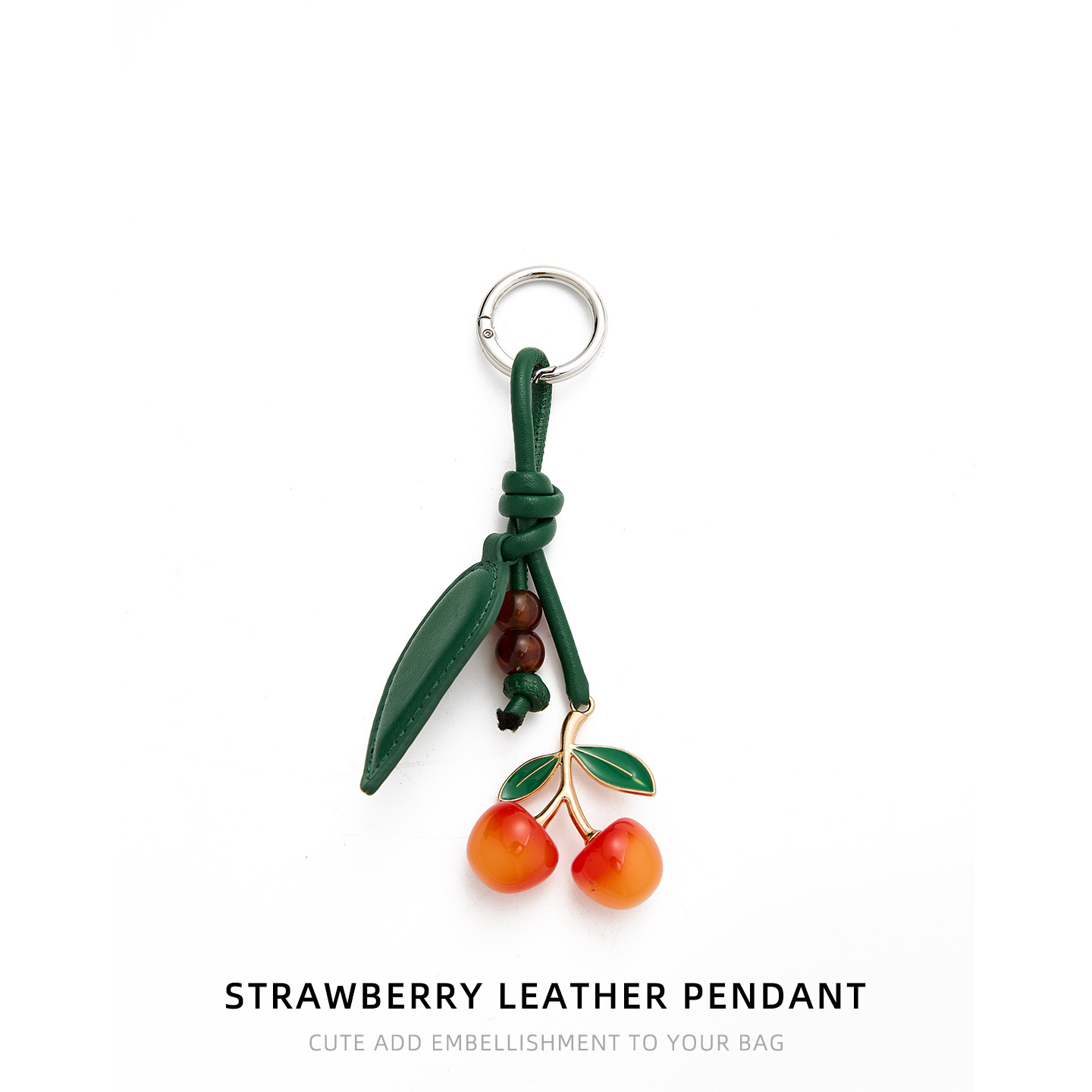 Tomate pequeño colgante bolso colgante bolso colgante bolso colgante de cuero colgante llavero colgante fruta colgante regalo colgante colgante regalo de cumpleaños colgante