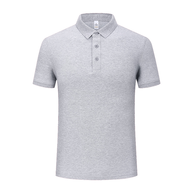 Camiseta polo para hombre con logo personalizado, lavable a máquina, indeformable, antibacteriana 7A, fresca para el verano, institución educativa.