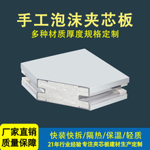 尚成75厚EPS泡沫夹芯板 轻质快装泡沫复合板 保温隔热泡沫复合板