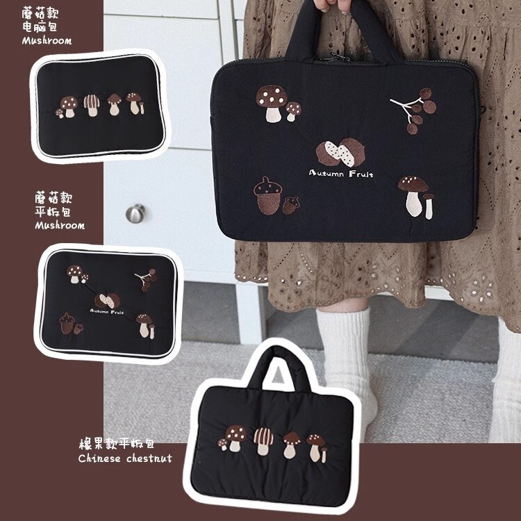 Cute Cartoon Original Design 11 Inch Tablet Storage Bag iPad Bag 14 Inch Apple Laptop Bag Shockproof