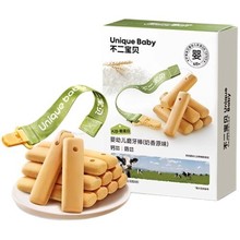 不二宝贝带绳防掉磨牙棒婴儿6个月以上高钙宝宝零食辅食磨牙饼干